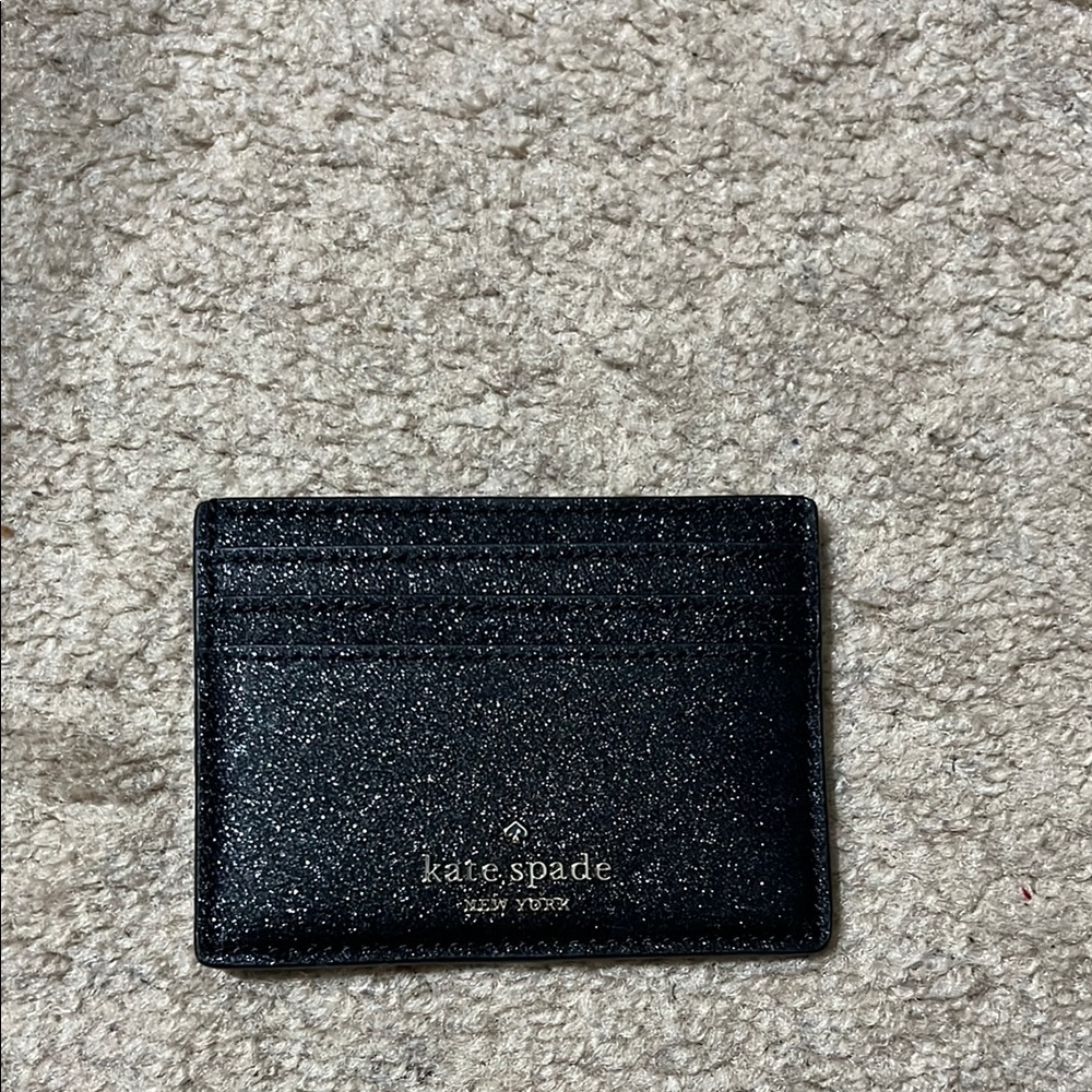 Kenzie boxed glitter small cardholder